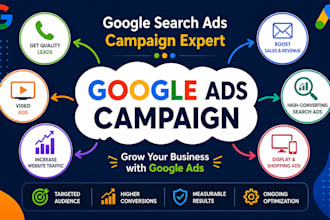be your google ads adwords expert for ppc campaign setup and management