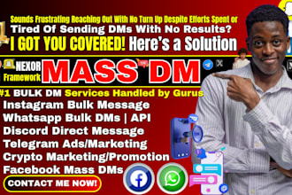 send mass dm tiktok mass dm, whatsapp mass dm, instagram mass dm, link promotion