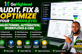 do ghl audit fix and optimize your gohighlevel automation workflows sales funnel