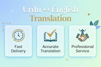 translate and write and proofread