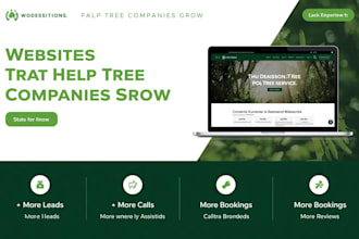 tree service website arborist website landscaping stump grinding wordpress site