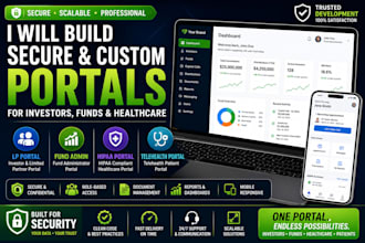 do lp portal, fund adminstrator portal, hipaa portal, telehealth patient portal