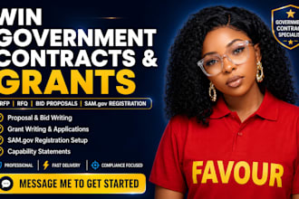write winning proposal bid proposal sam gov registration and grant writing