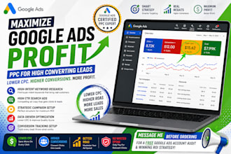 setup and manage high converting google ads ppc campaigns