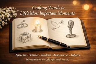 write a powerful, memorable speech for your occasion
