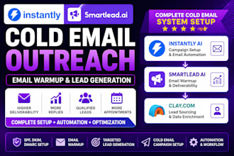 setup instantly ai powered enhancement smartlead ai cold email campaign clay com