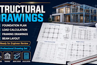 provide structural drawings, foundation plan and mep plan for engineer review