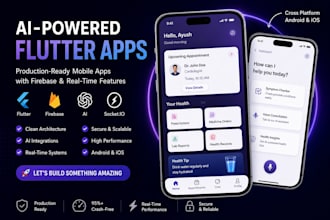 build flutter mobile apps