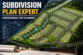design land development plan, subdivision layouts, and parcel maps