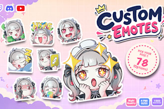 custom anime emotes for streamers