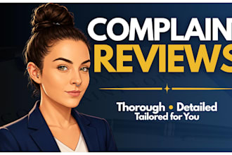 review customer complaints and write professional responses