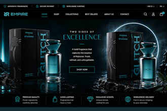 design perfume website perfume shopify store fragrance store cologne store