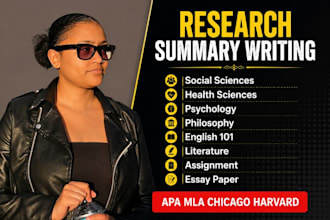 do research in psychology, social sciences, health sciences, and literature