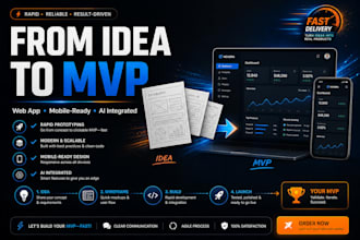 build your custom mvp or end to end project