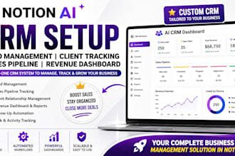 notion ai crm lead management client tracking revenue dashboard sales pipeline