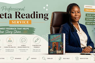 beta read your romance book with detailed feedback