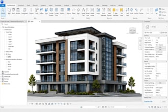 create a revit bim model from 2d drawings and architectural plans