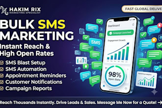 send bulk SMS marketing campaigns automation and text message SMS blasts