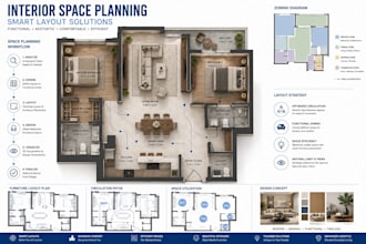 create interior space plans, furniture layouts, and floor plans