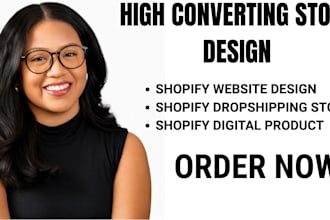 build, redesign shopify store, shopify development, shopif dropshipping store