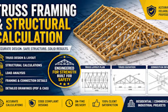 design truss framing plans and structural calculations for construction