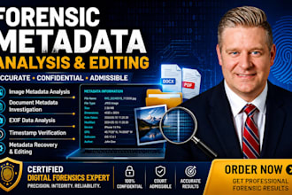 analyze and edit image, video, document, and file for metadata