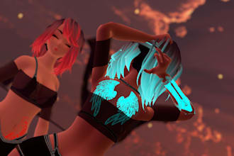 make a custom 3d model for vrchat avatar anime avatar or garrys mod character