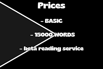a service of beta reading