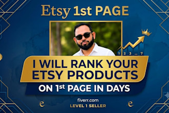 boost your etsy product SEO for 1st page ranking