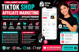 assist you tiktok shop affiliate marketing, tiktok affiliate,affiliate program