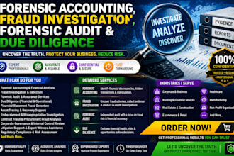 do forensic accounting, fraud investigation, forensic audit, due diligence