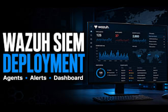 setup wazuh siem, elastic security and threat detection