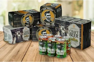 design professional candle label and beverage packaging for your brand