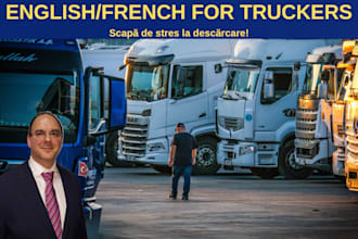 teach conversational english and french for truck drivers