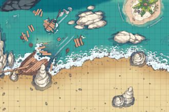 create beautiful ttrpg battlemaps for your campaigns
