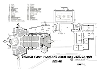create modern church design, architectural visualization, and  3d rendering