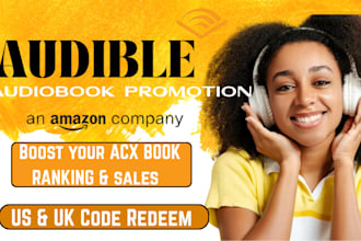 do acx audible book promotion and boost ranking for more sales
