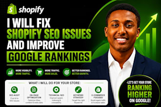 fix shopify SEO issues and improve google rankings