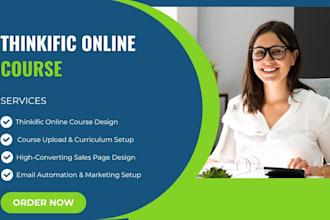 set up thinkific online course thinkific course creation teachable course