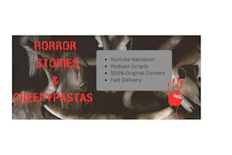 write a compelling horror story or creepy pasta for you