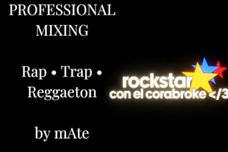 professionally mix your rap, trap or reggaeton song