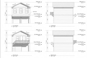draw professional elevation plan, electrical layout,fixture details,interior cad