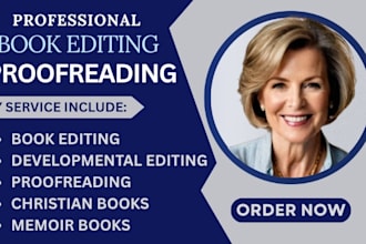 proofread nonfiction edit memoir developmental editor self help, christian books
