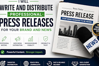 write and distribute professional press releases for your brand and news