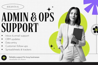organize your admin, operations and customer support