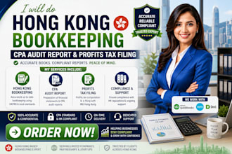 do hong kong bookkeeping CPA audit report and profits tax filing