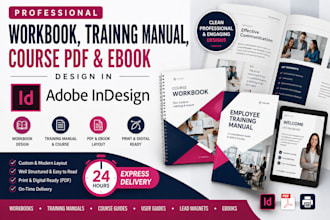 design workbook training manual course pdf and ebook in adobe indesign
