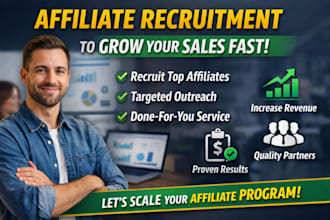 recruit targeted affiliates and influencers for your saas or ecommerce brand