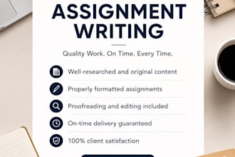 urgent assignment writing and editing