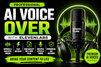 create high quality ai voice overs with elevenlabs